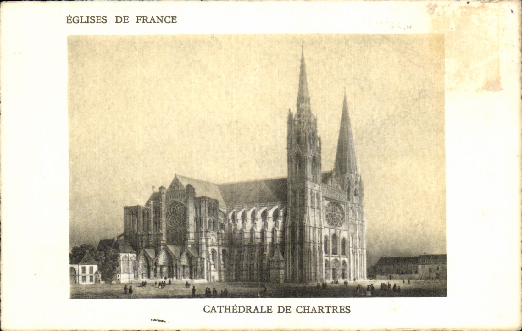 CPA Eglise De France Cathedrale de Chartres