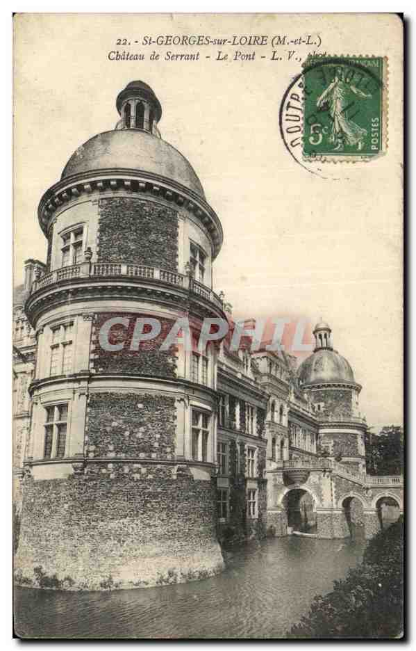 CPA St Georges sur Loire Chateau de Serrant Le Pont