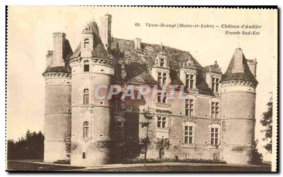 CPA Vieux Beauge Chateau d'Audifer Facade Sud Est