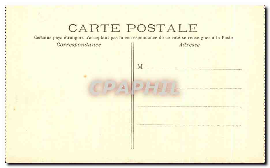 CPA Vieux Beauge Chateau d'Audifer Facade Sud Est — Rückseite