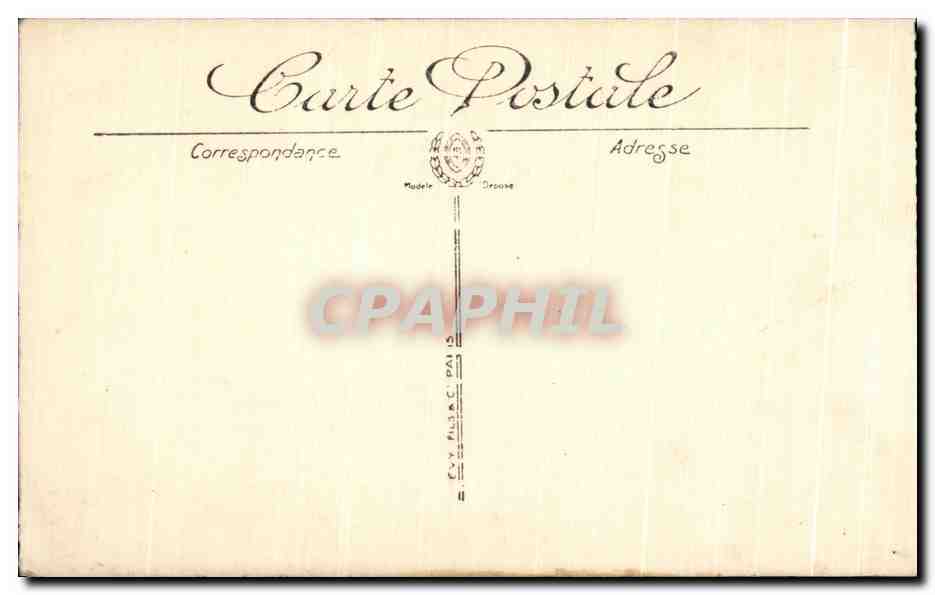Grasse — Ansicht durch die Palmen des Grand Hotels — Li — Rückseite