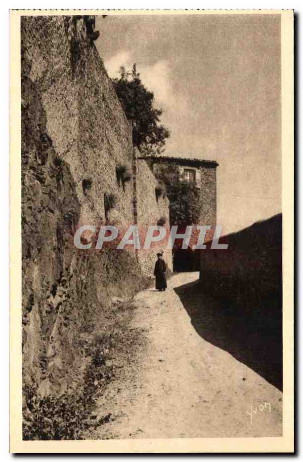 CPA La Douce France SAint Flour Les remparts et porte des Roches