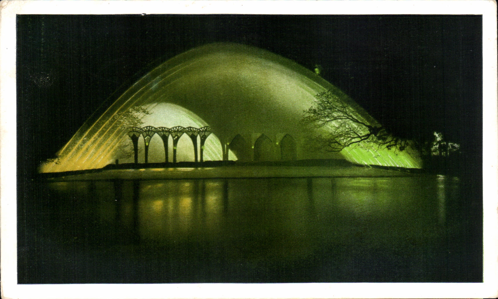 CPA La passerelle des palmes et les ponts d'eau 