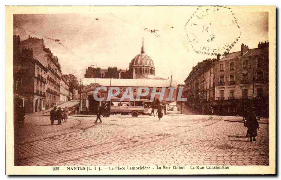 REPRO Nantes La place Lamoriciere La rue dobui la rue constantine Majestic Cinema 