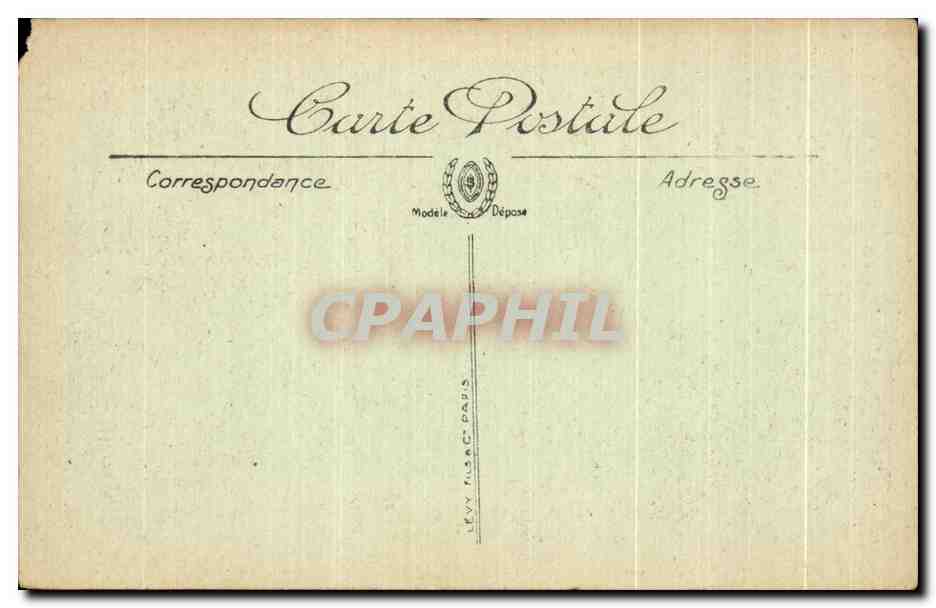 CPA Theoule Le chateau — Rückseite