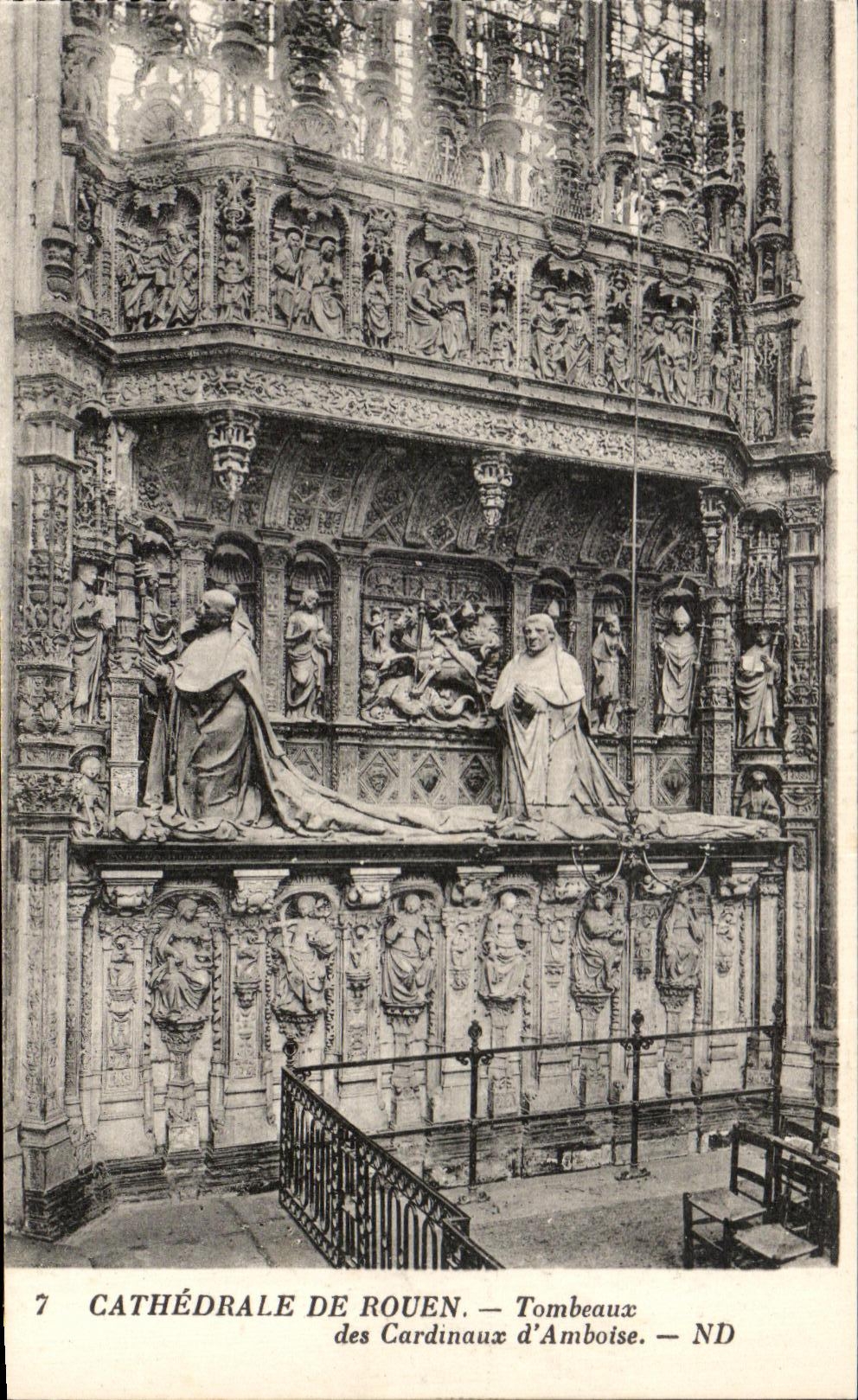CPA Cathedrale De Rouen Tombeaux des Cardinaux d'Amboise