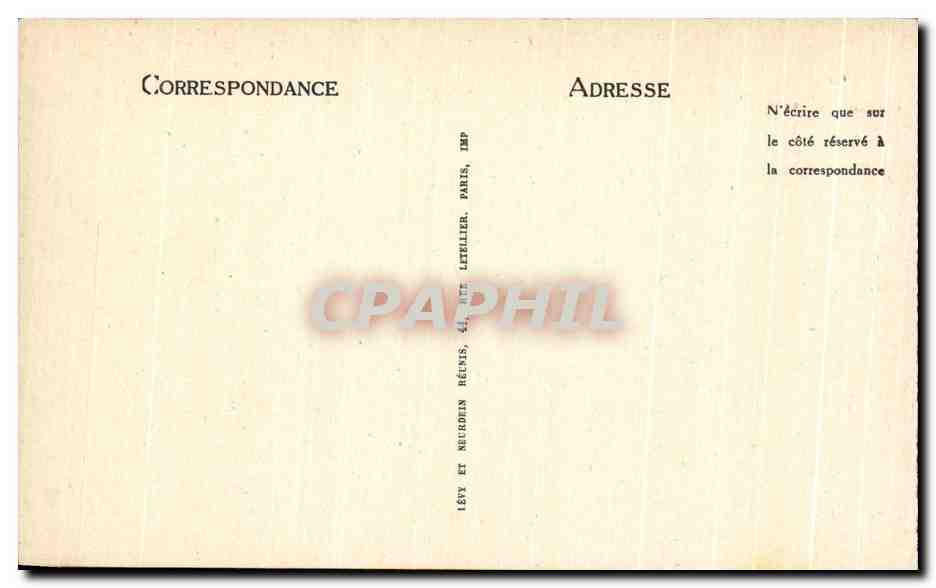 CPA Rouen Ensemble du Palais de Justice — Verso