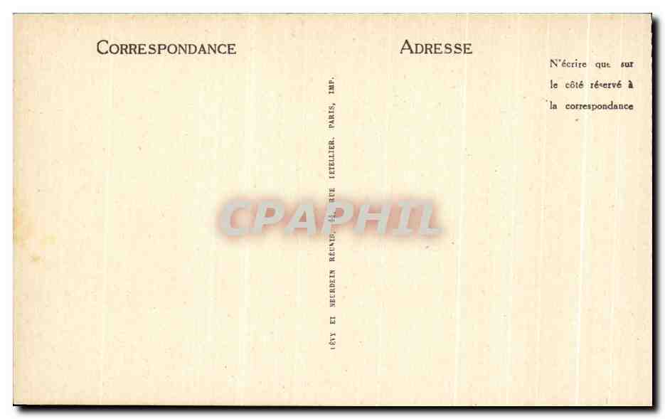 CPA Rouen grille de l'eglise st ouen  — Verso