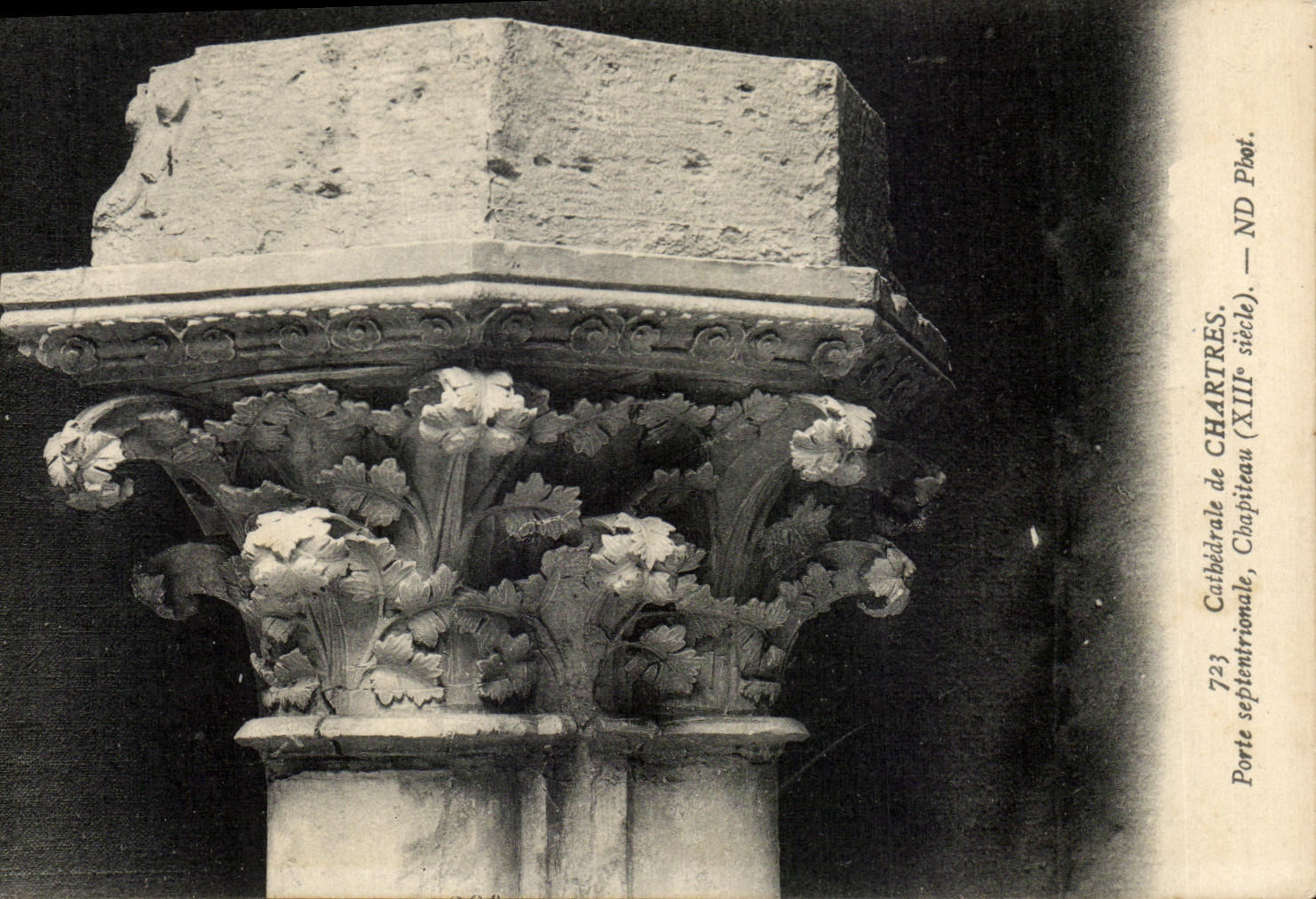 CPA Catbedrale de chartres porte septentrionale