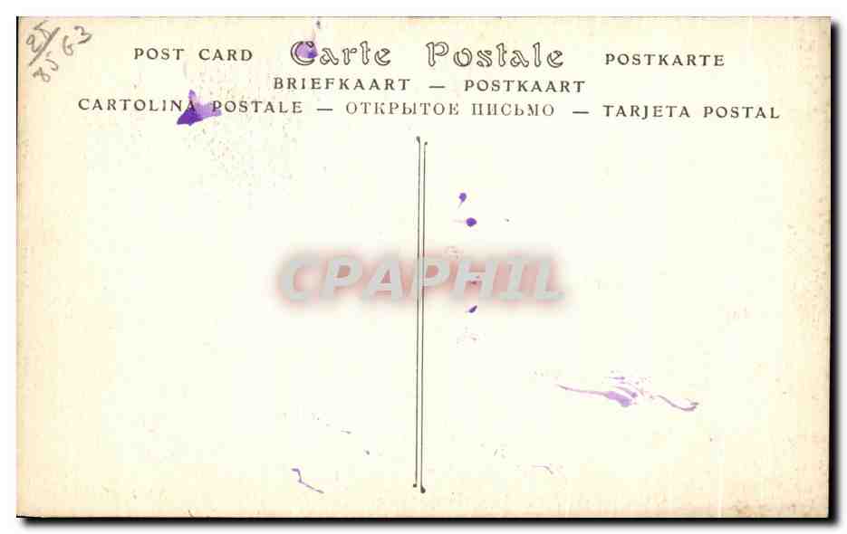 CPA Catbedrale de chartres chapiteau du porche sud — Verso