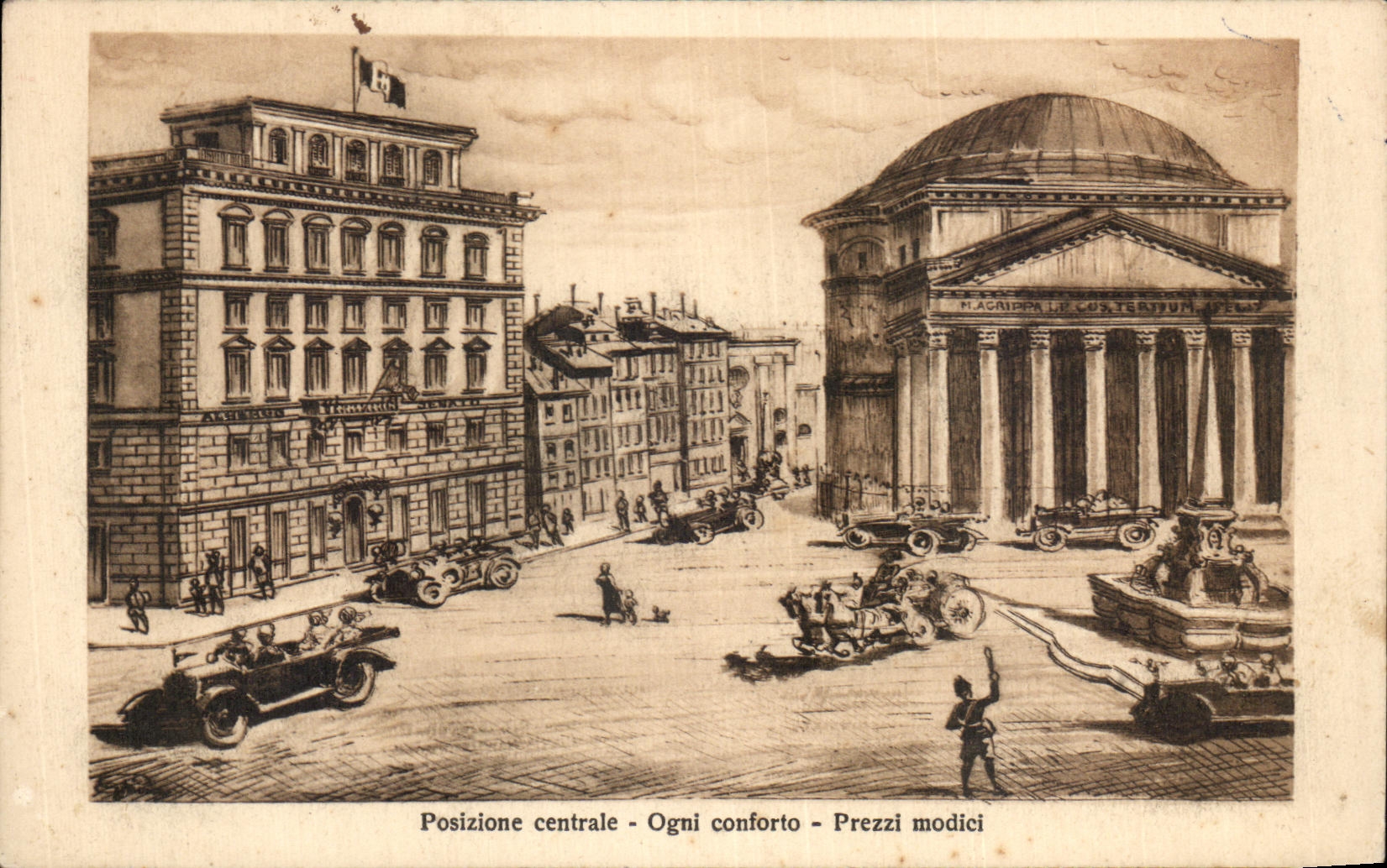 CPA Roma piazza del pantheon roma