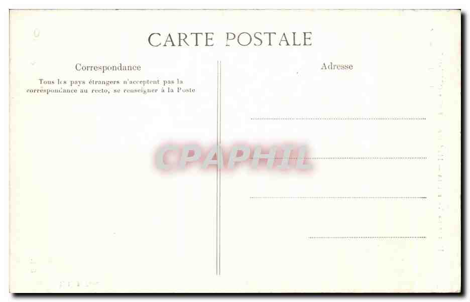 CPA Musee de versailles Madame adelaide par Nattier  — Verso