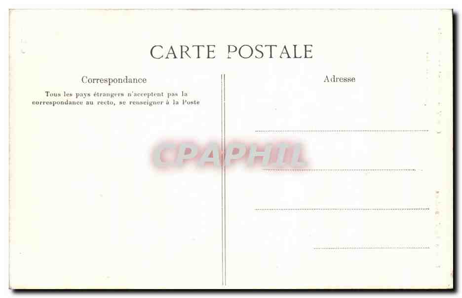 CPA Versailles Cal Van loo et sa famille Michel Van Loo — Verso