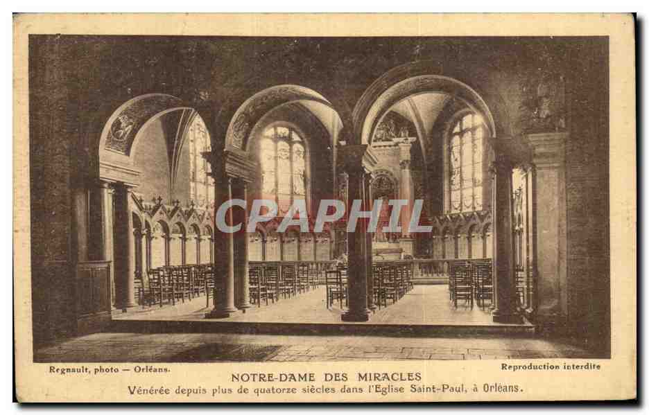 CPA Notre Dame Des Miracles Eglise saint Paul Orleans 