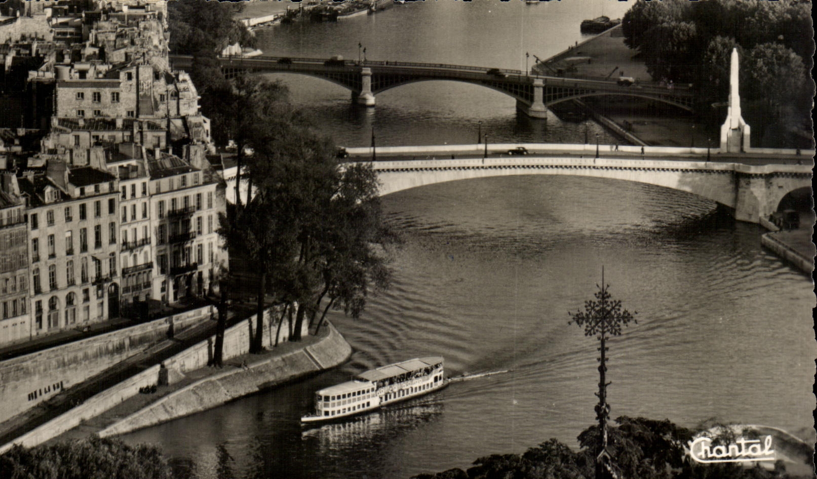 Pont de la Tournelle — Pont Sully et la Cité — éditeur Chantal, n°123