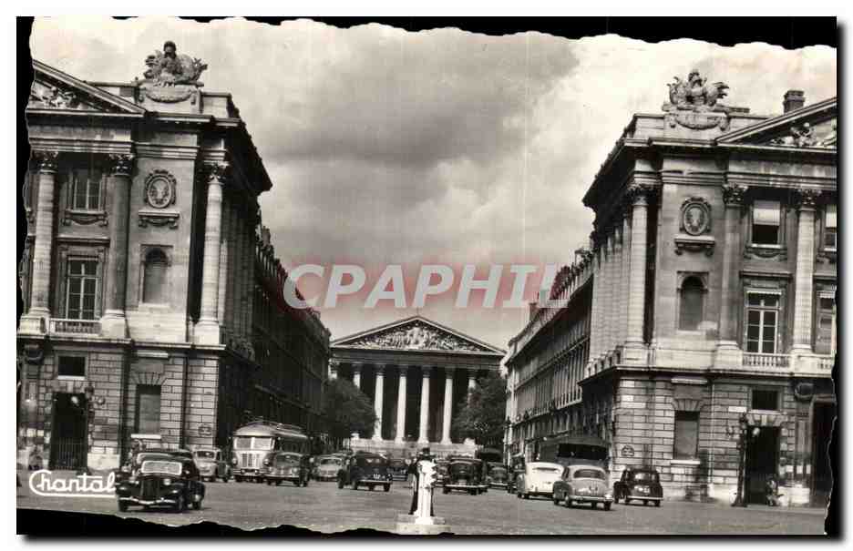 CPA Paris La Rue Royale et la Madeleine