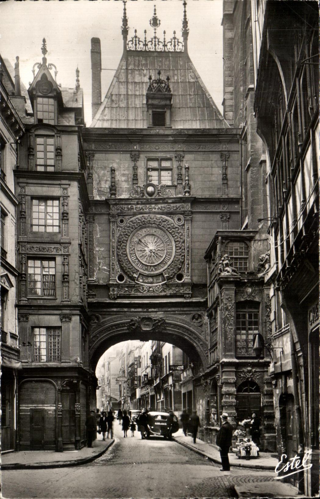 CPA Rouen La Grosse Horloge The Big Clock