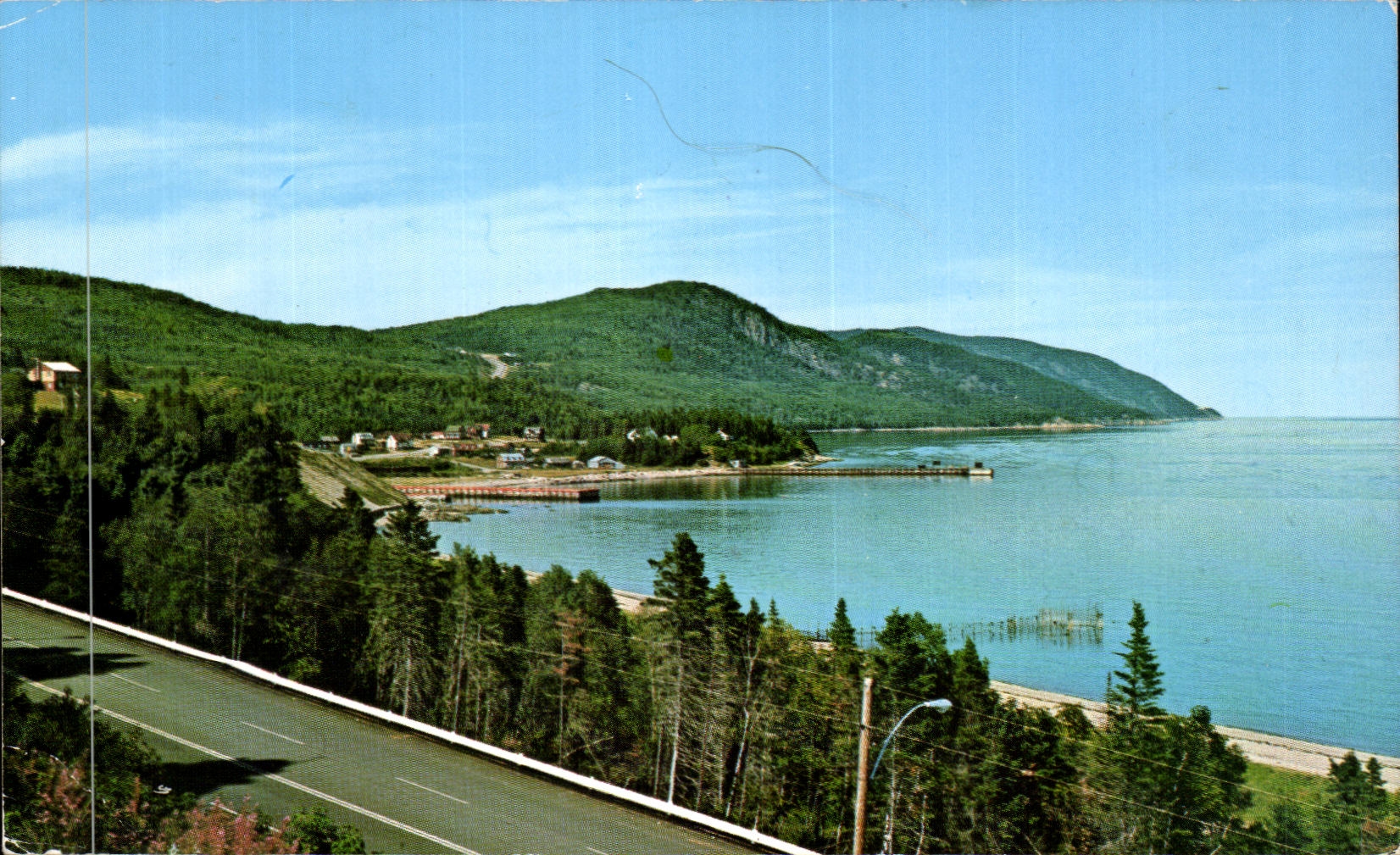 CPA St Simeon Charlevoix Riviere Noire With Cape Dogs Canada