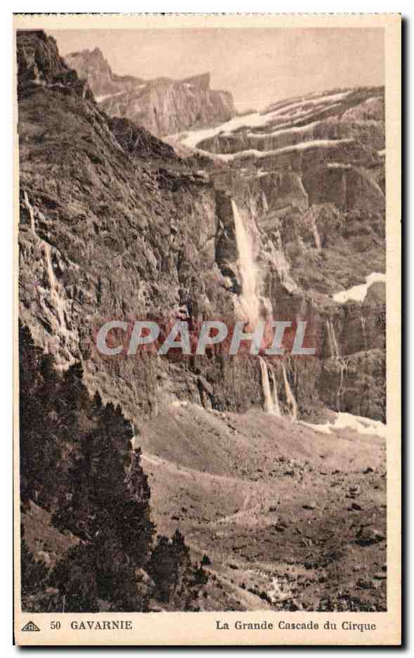CPA Gavarnie La Grande Cascade du Cirque