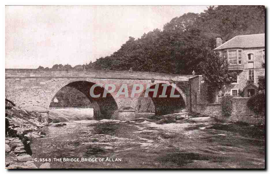 CPA The Bridge Bridge Of Allan