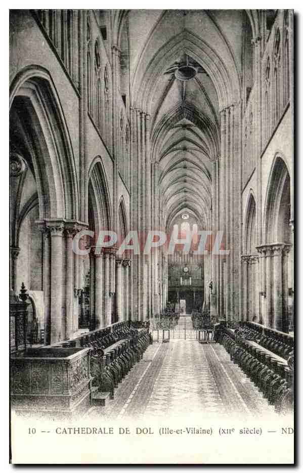 Cathédrale de Dol (Ille-et-Vilaine) — XIIe siècle — ND