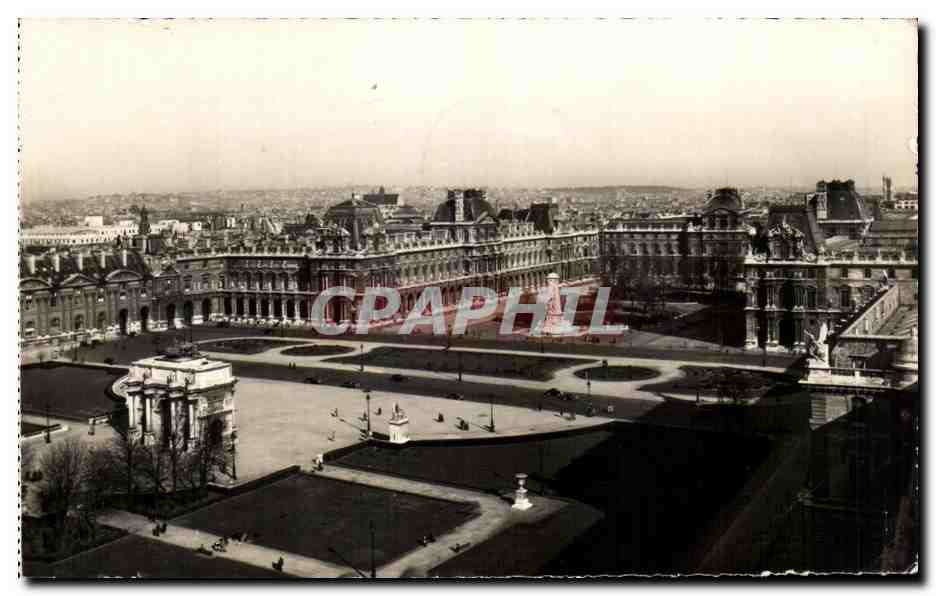 Paris — Der Louvre und der Cour du Carrousel — Éditions Chantal, 1 boulevard Poitain