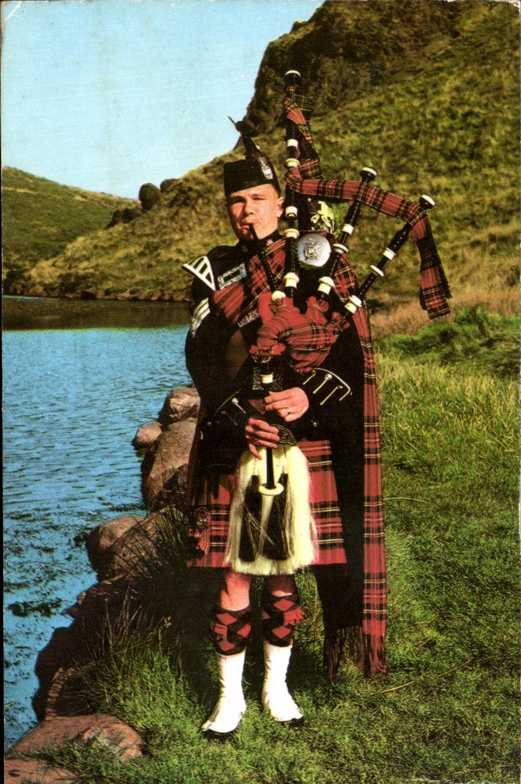 CPA Sergeant piper of the king's own scottish borderers Folklore Costume