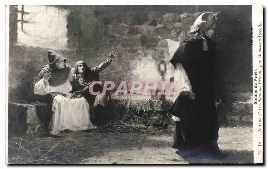 CPA Salons de Paris Jeanne d'Arc dans sa Prison par Rousseau Decclle