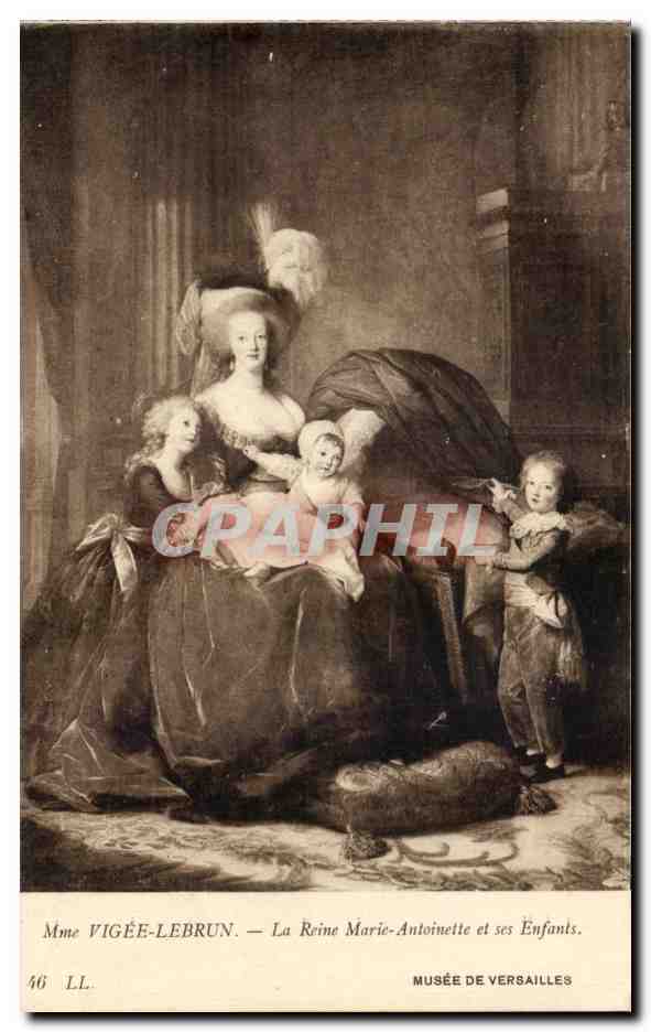 La Reine Marie-Antoinette et ses Enfants — Mme Vigée-Lebrun — Musée de Versailles
