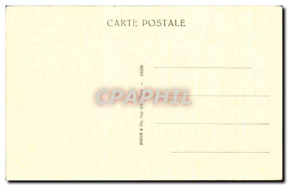 CPA J L David Le Sacre de Napoleon ler Coronation of Napoleon l — Verso