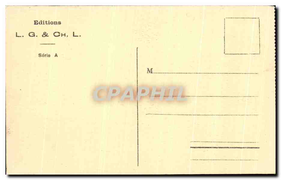 CPA Vice lllustree de Jean de la fontaine — Rückseite