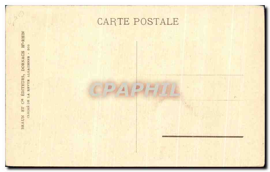CPA Vieille Porte de Ferme Dornach Enfants — Rückseite