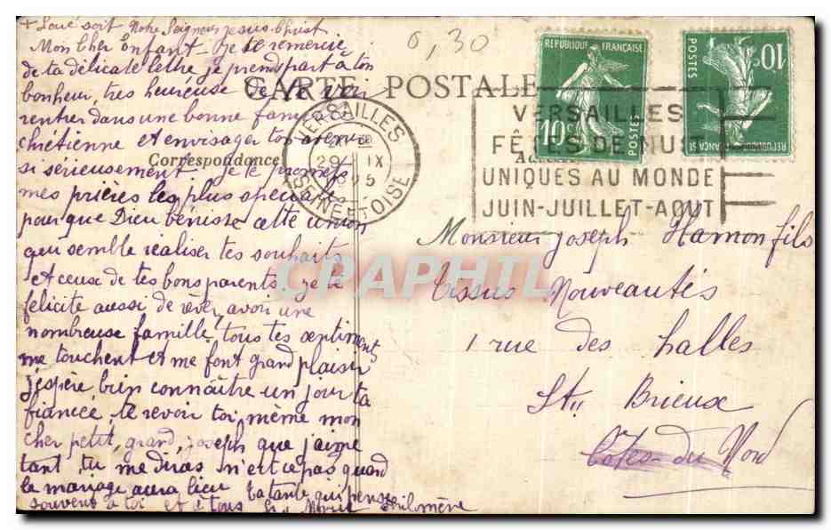 65 soldats à la Tombe de Sœur Thérèse, conduits par un dominicain (21 mai 1911) — Fillion, édit. — Rückseite
