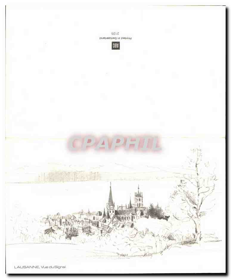 CPA Meilleurs Voeux Lausanne 