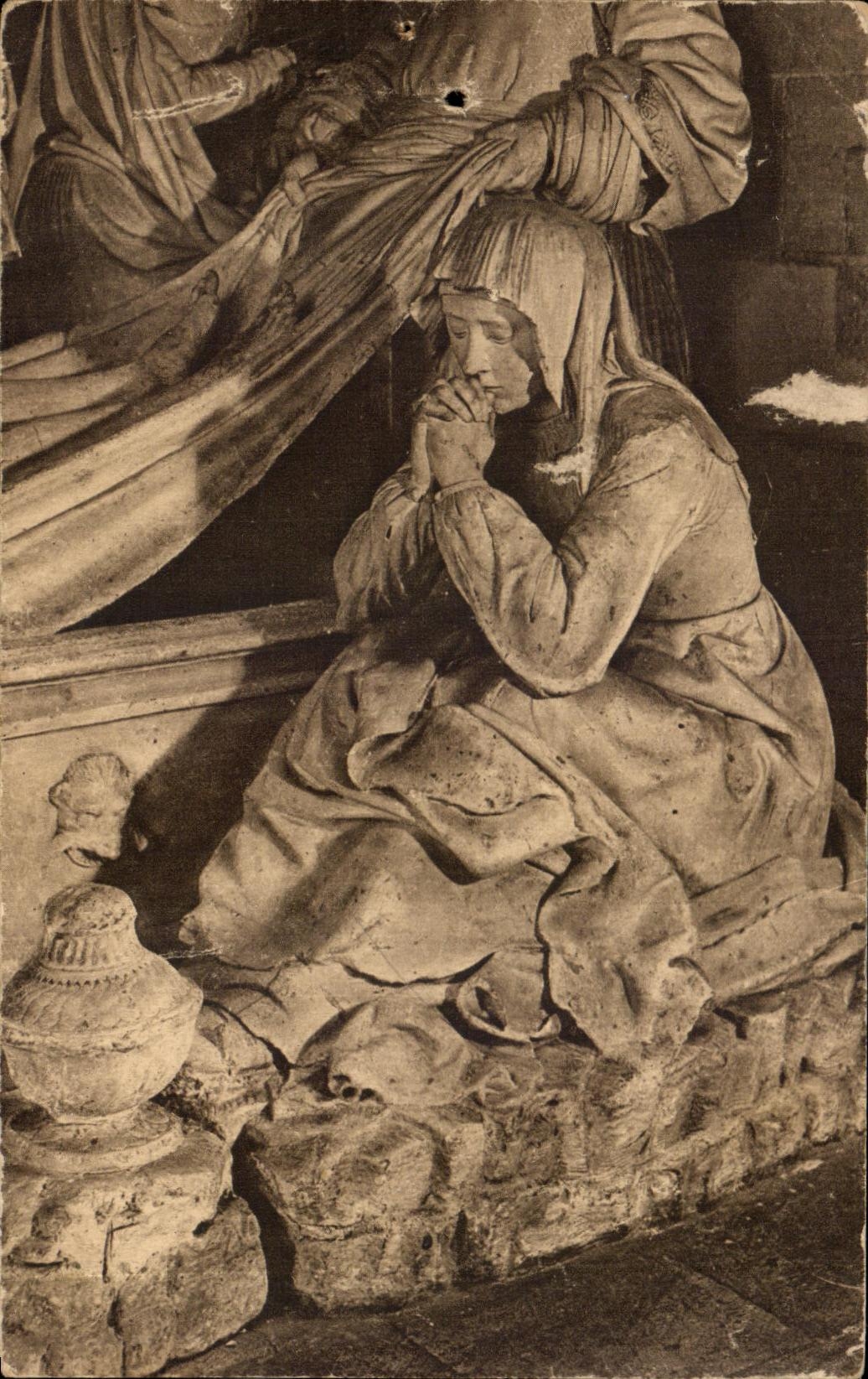 CPA Les Saints De Solesmes La Madeleine au Tombeau du Christ