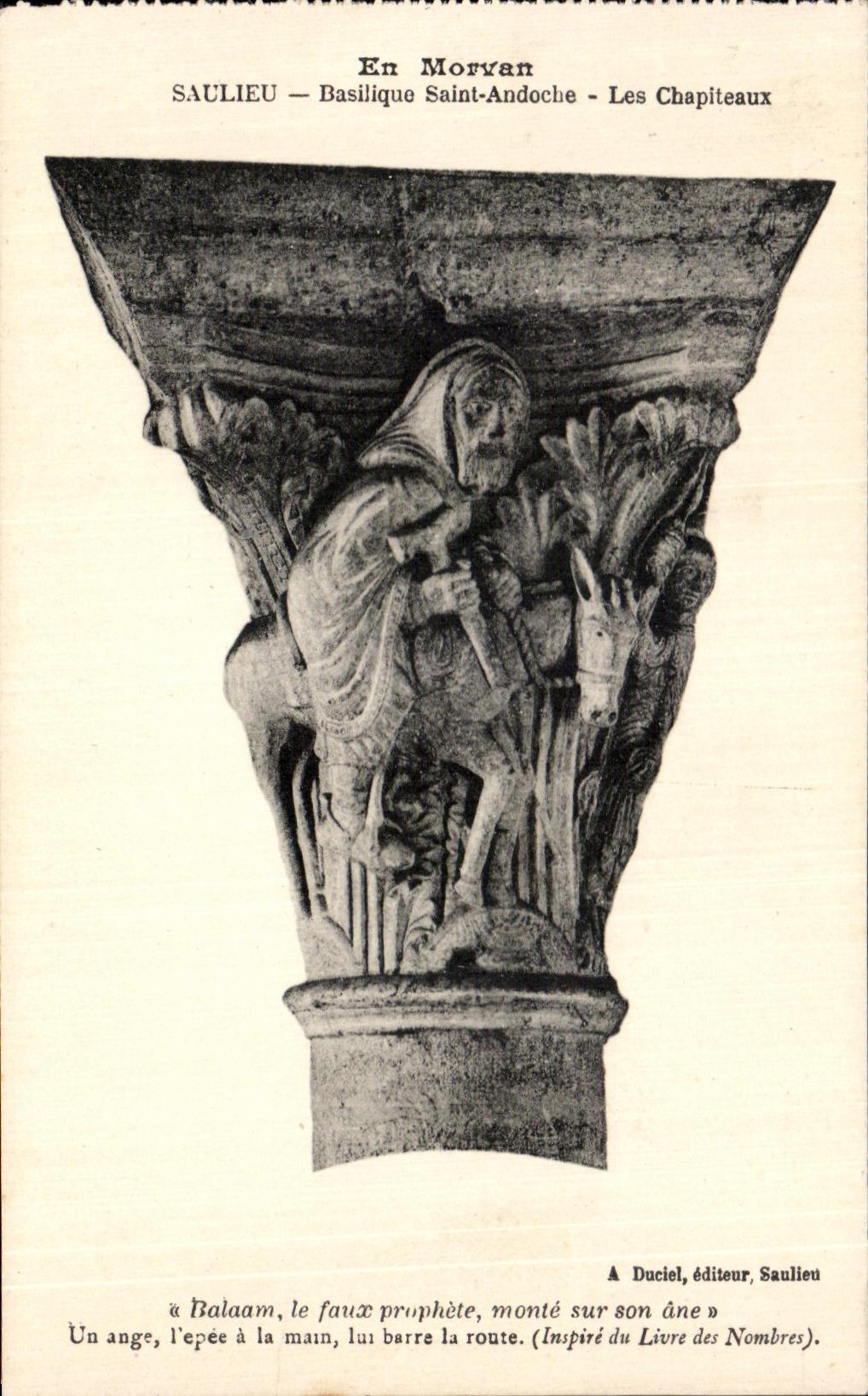 CPA En Morvan Saulieu Saint Andoche Les Chapiteaux 