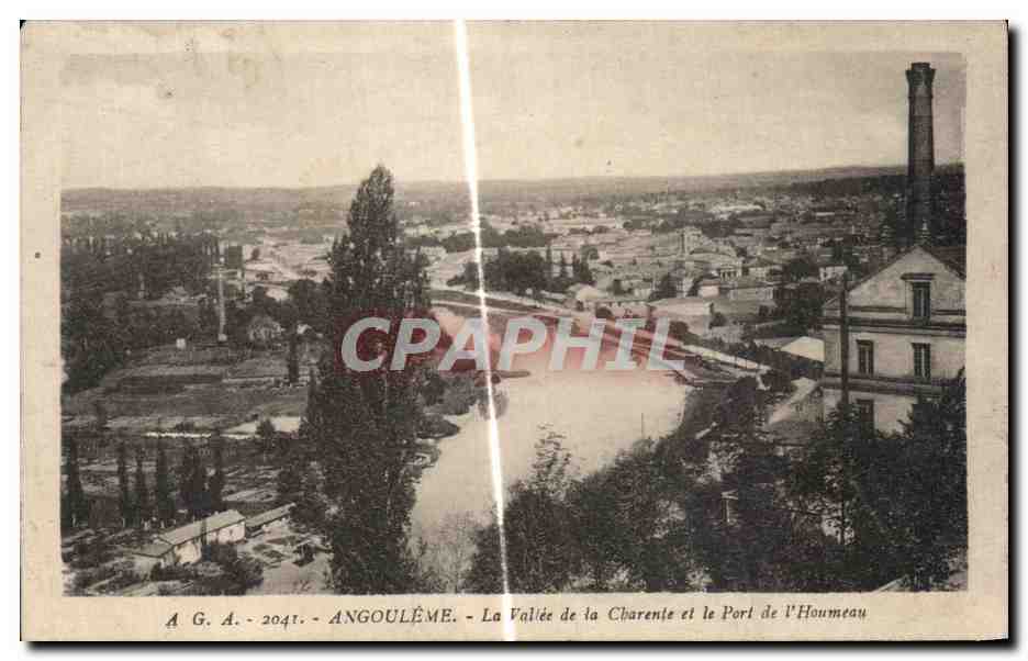 Angoulême — La Vallée de la Charente et le Port de l'Houmeau — A.G.A. n°2041