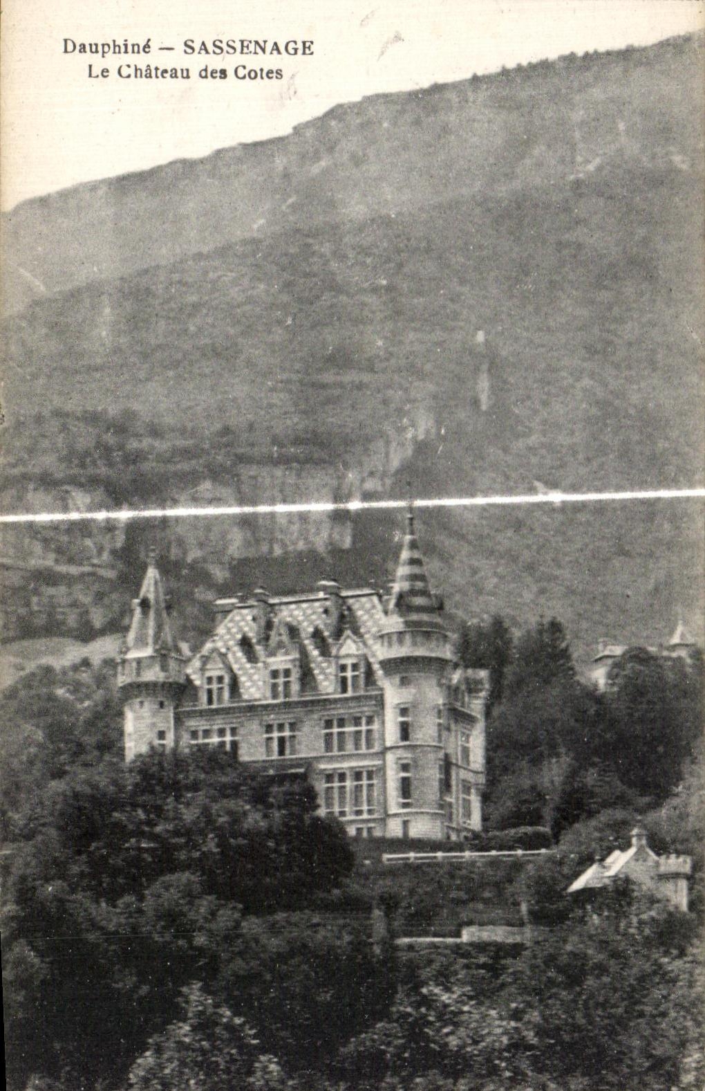CPA DAuphine Sassenage Le Chateau des Cotes