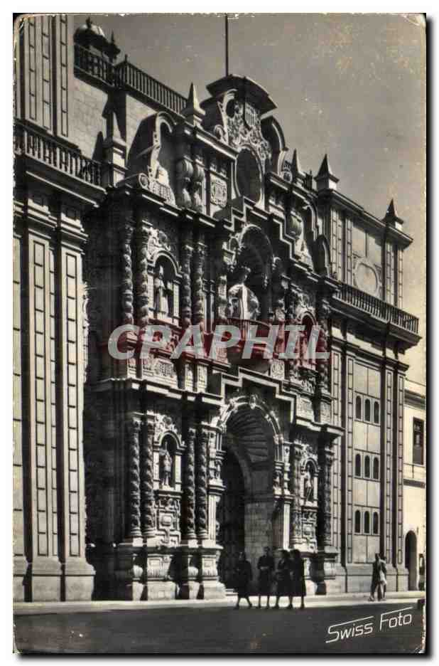 CPA Lima Peru Iglesia La Merced Jiron Union