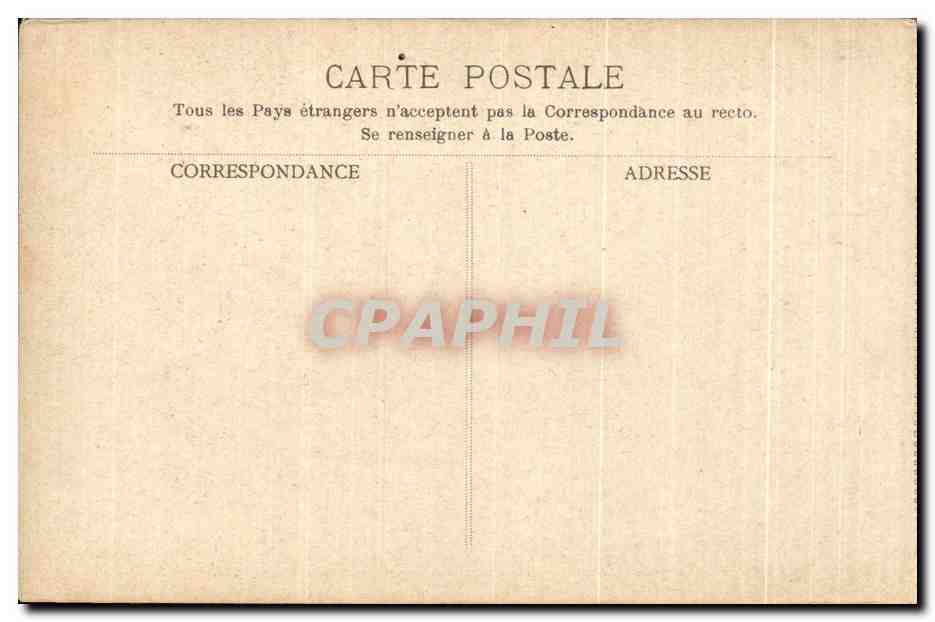 CPA Meissonier Le Poete The Poet Musee du Louvre Paris  — Back