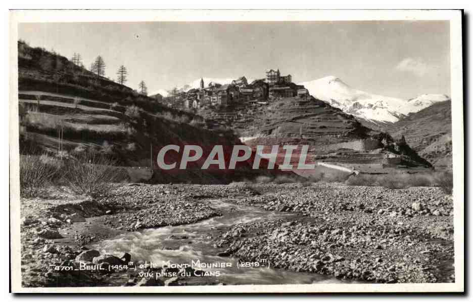 CPA Beuil et le Mont Mounier Vue Prise du Cians