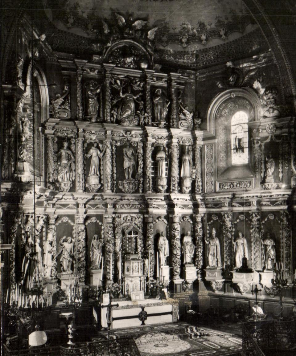 L'Autel de l'Église et le Rétablo — Saint-Jean-de-Luz (B. Pyr) — L. Chatagneau, Bordeaux