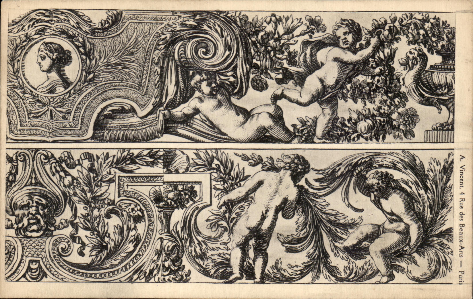 CPA Dessin Antiques