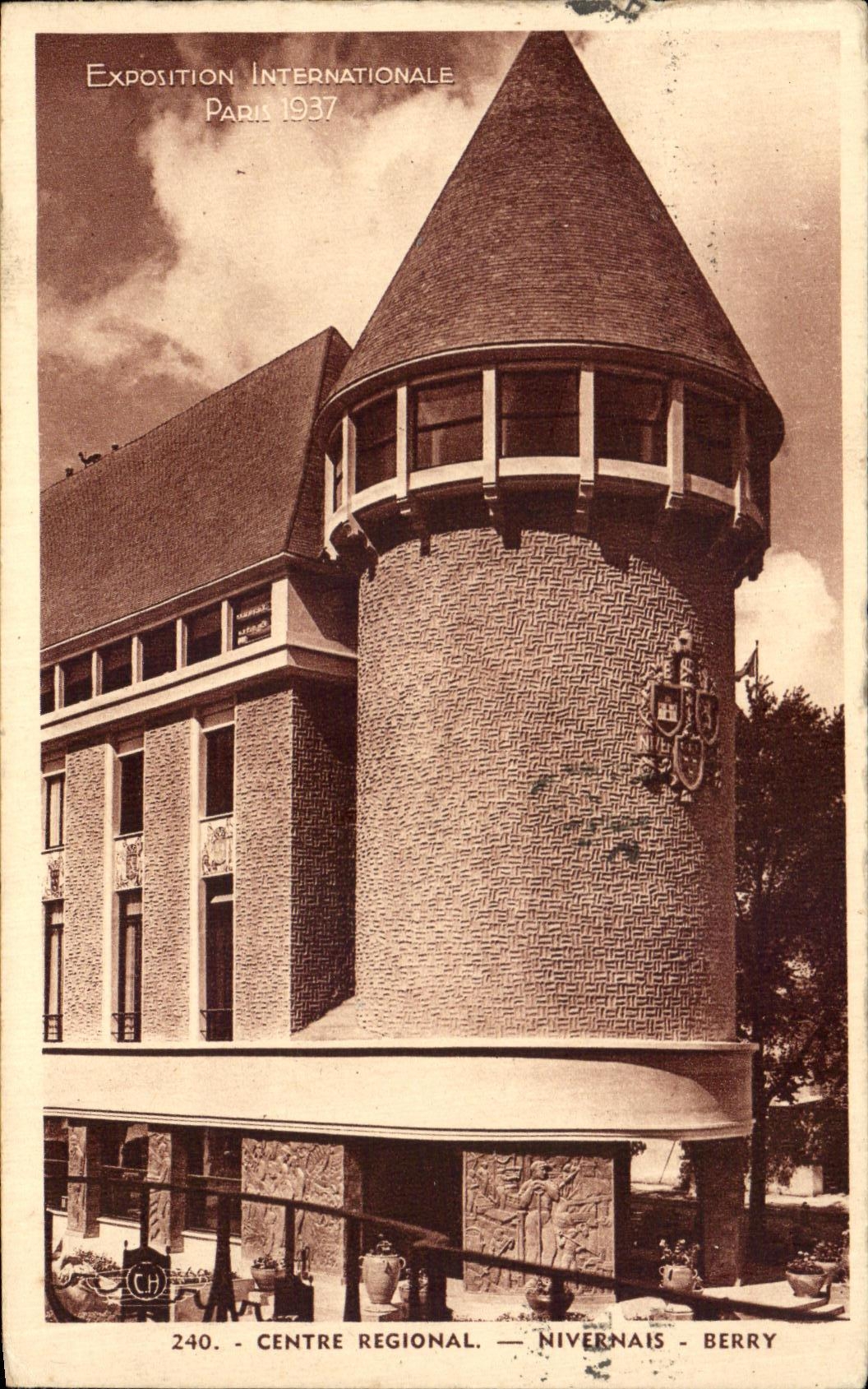 CPA Centre Regional Nivernais Berry Exposition internationale Paris 1937