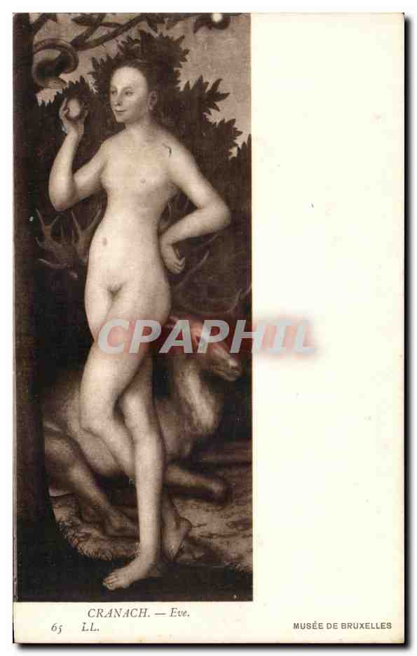 CPA Cranach Eve Musee de Bruxelles