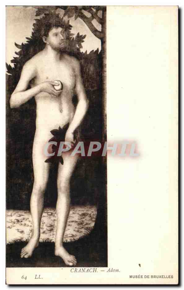 CPA Cranach Adam Musee de Bruxelles