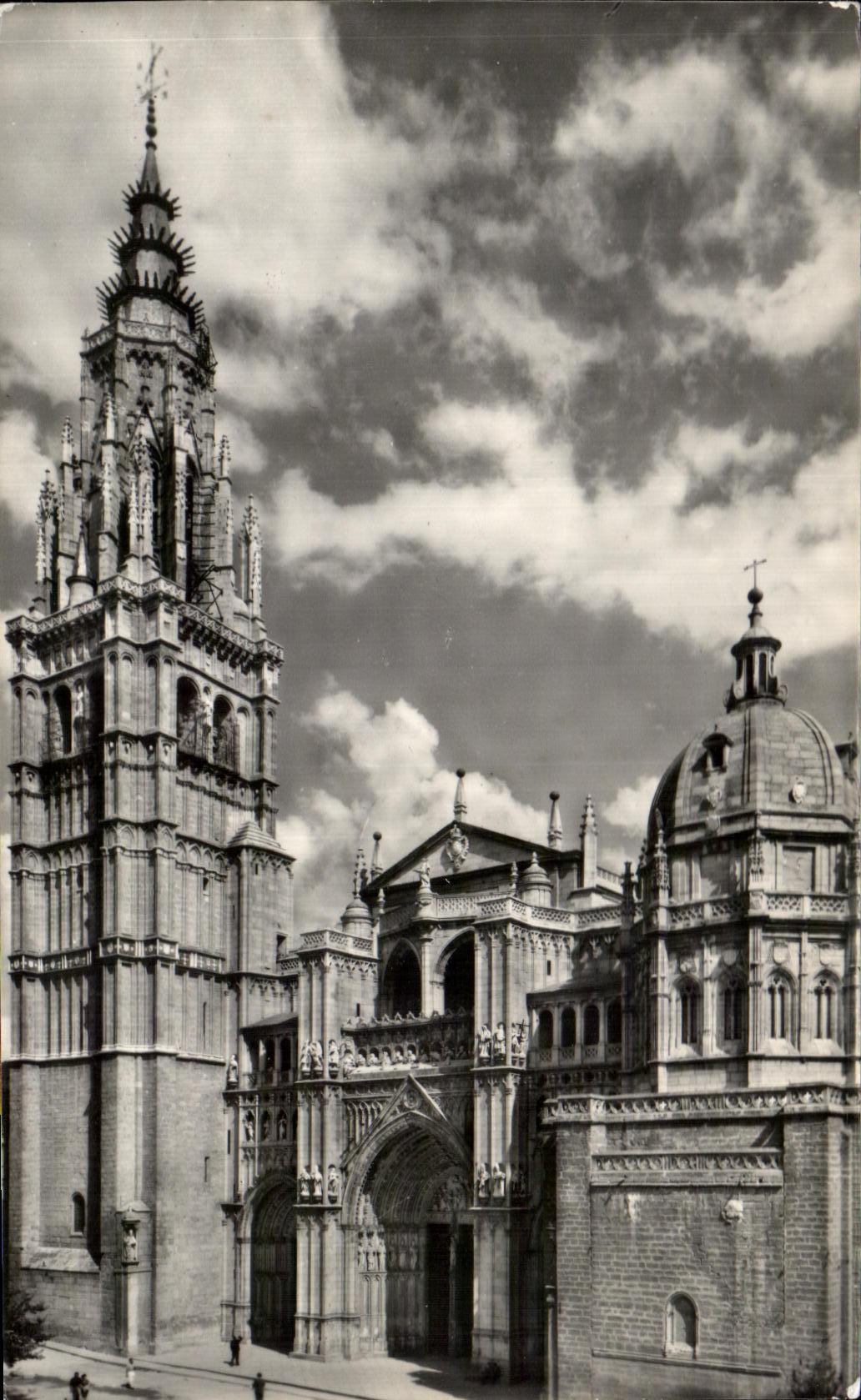 CPA Toledo Catedral Fachada principal FAcade principale Main front 