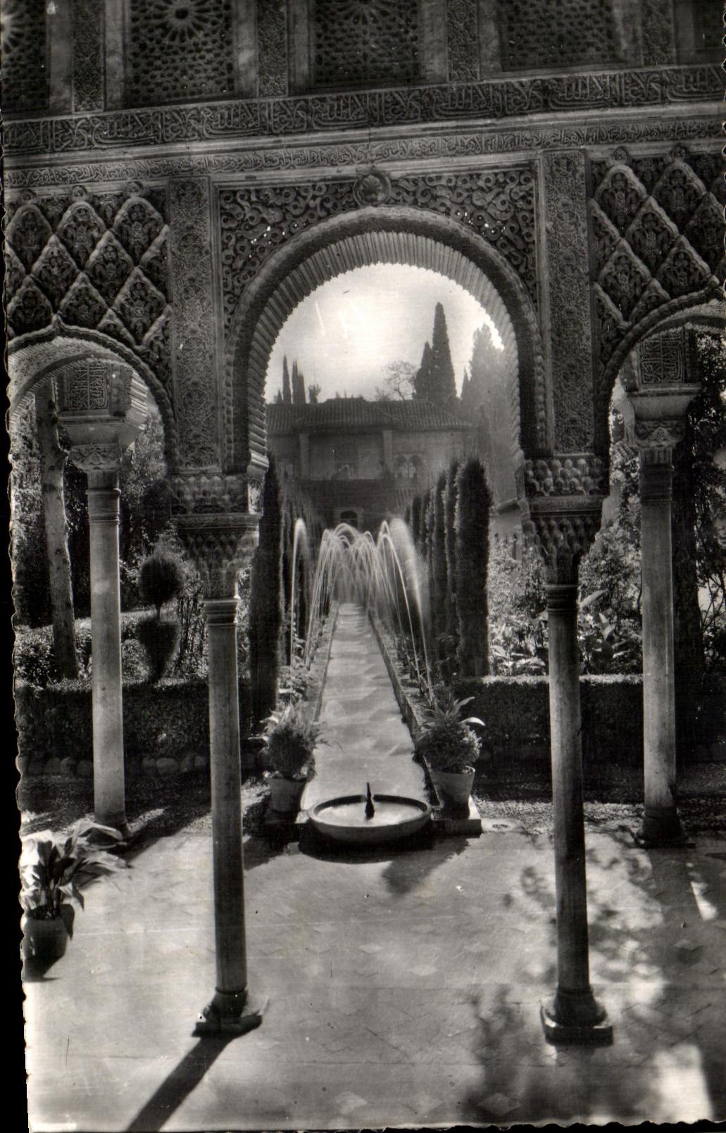 CPA Granada Generalife Patio de la Acequia