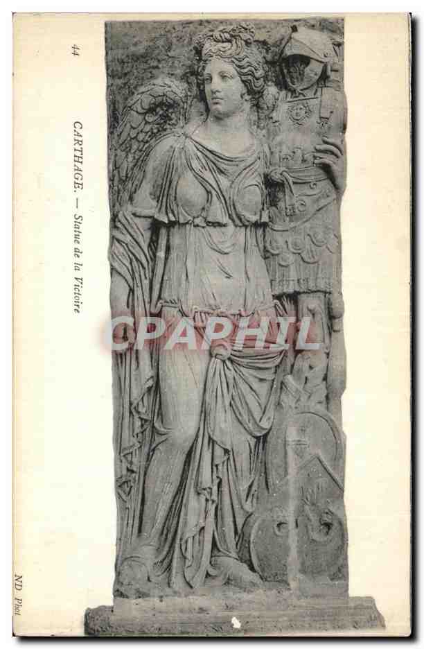 CPA Carthage Statue de la Victoire
