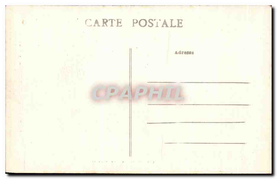Foitiers (Vienne) — Fonts-Baptismaux du XIe siècle — Jules Rebuchon, phot. Poitiers - 1054 — Verso
